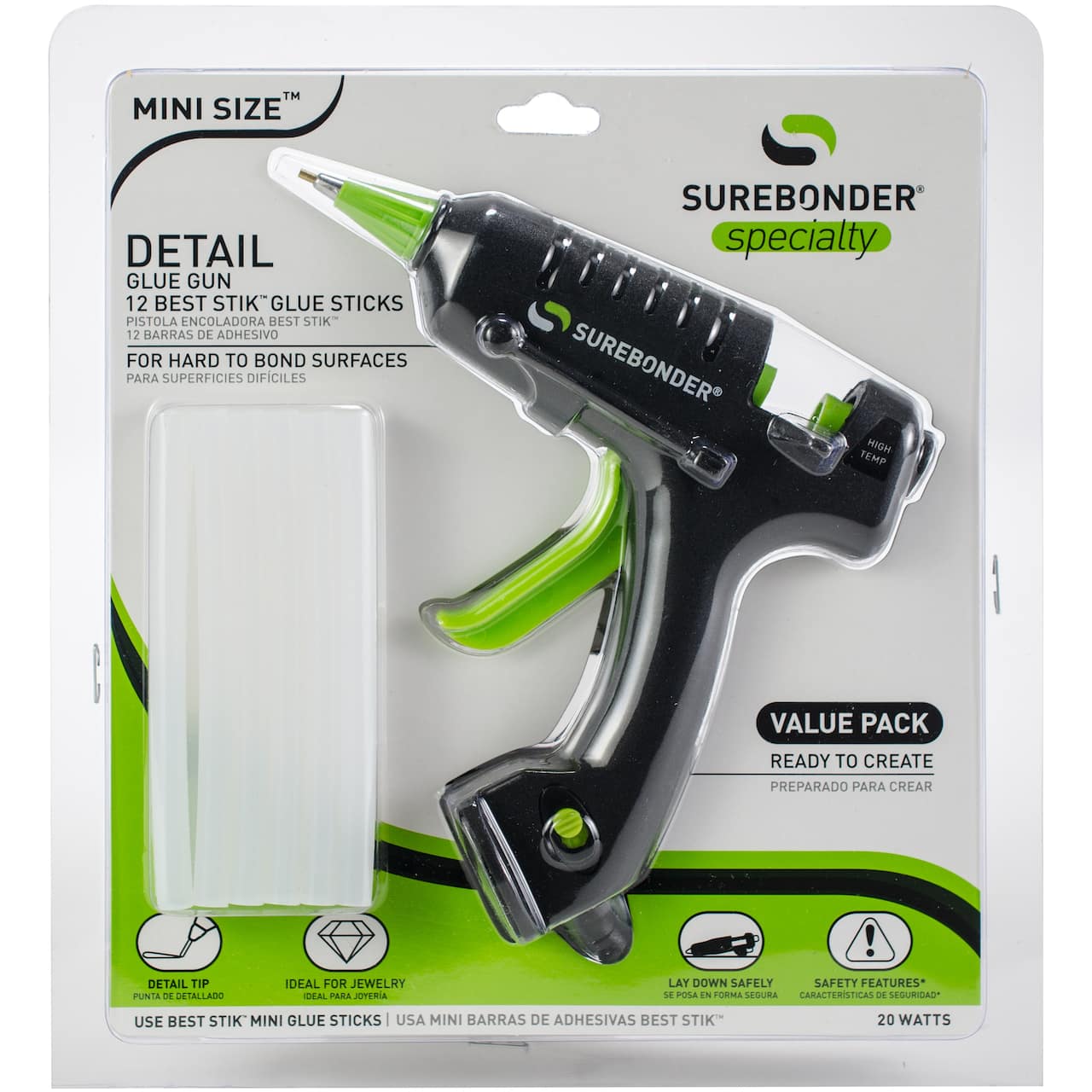 Surebonder&#xAE; High-Temp Mini Detail Tip Glue Gun Kit